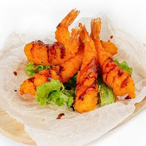 Креветки в сухарях