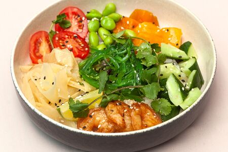 Поке с креветками