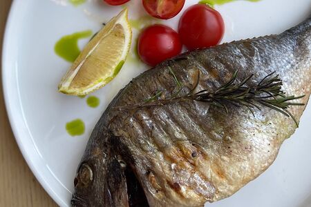 Дорадо на гриле