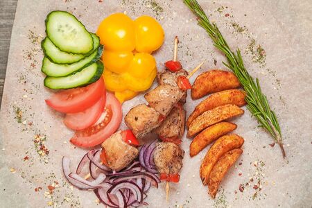 Шашлычки из курицы