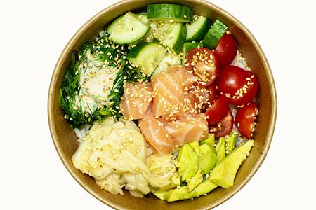Поке с лососем