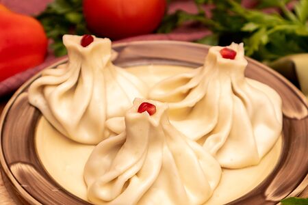 Хинкали с бараниной