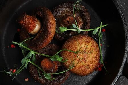 Шампиньоны запеченные