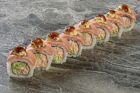 Лосось с поджогом