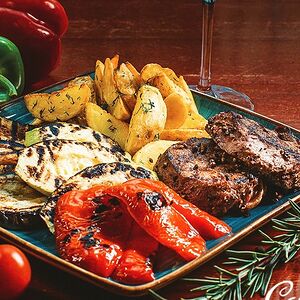 Տավարի տուրնեդո մանանեխի սոուսով