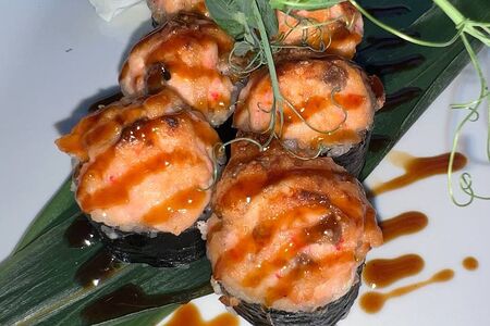 Запеченный с лососем