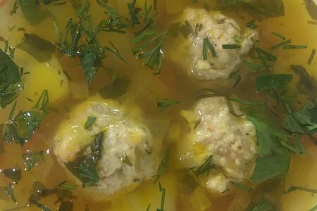 Суп с фрикадельками