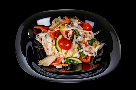 Лапша с овощами