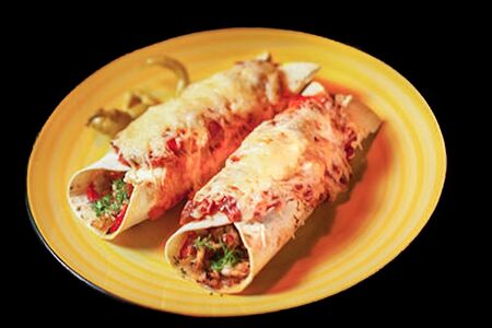 Буррито с лососем