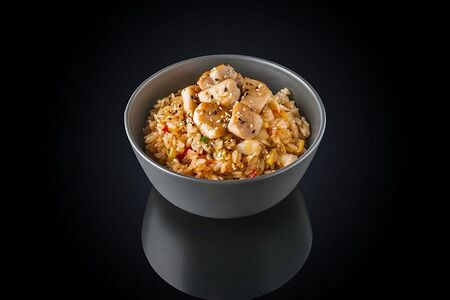 Рис с курицей