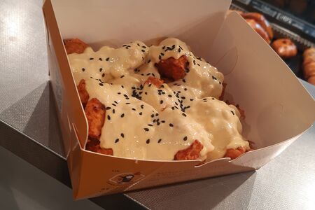 Кура с васаби и мёдом