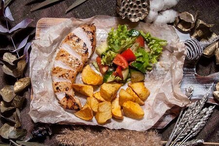 Стейк из куриной грудки