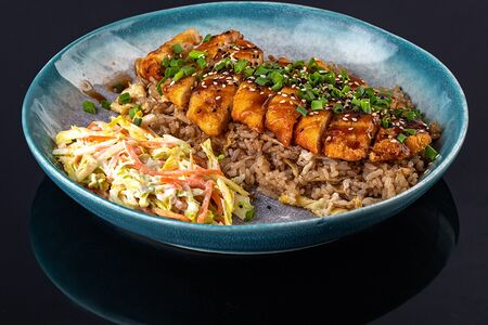 Курица по-японски с рисом