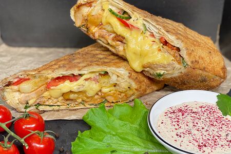 Шаурма в кляре с курицей