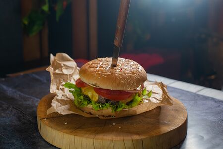 Бургер с говядиной