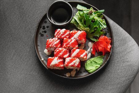 Калифорния ролл с креветкой