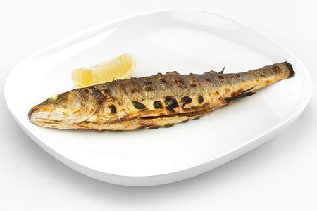 Сибас на углях