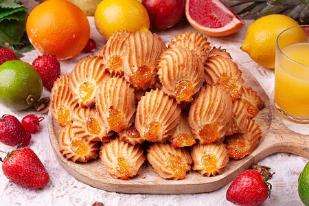 Печенье курабье с абрикосом