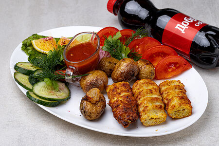 Комбо №2 Люля-кебаб из курицы и Добрый Кола