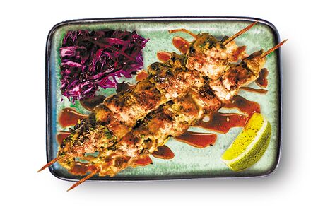 Сатай с цыпленком