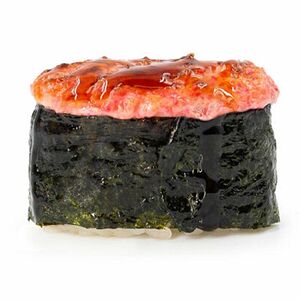 Запечённый гункан с курицей