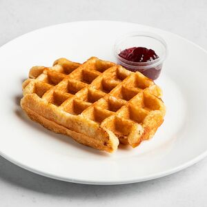 Брюссельская вафля с кленовым сиропом