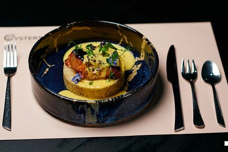 Лосось с киноа