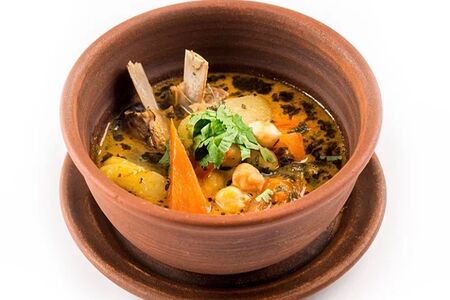 С ребрами и нутом