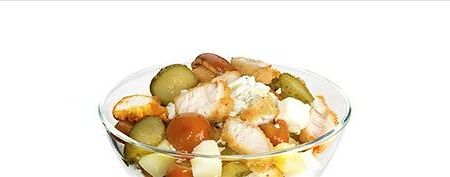 Салат Грибная корзинка