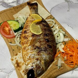 Рыба Дорадо на углях