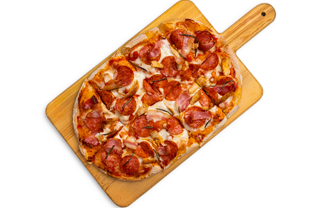 Пицца мясная с курицей