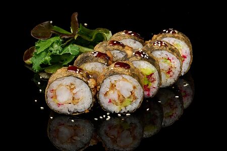 Ролл темпура с креветкой