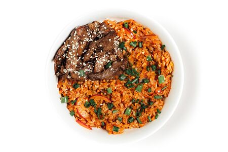 Рис спайси с говядиной