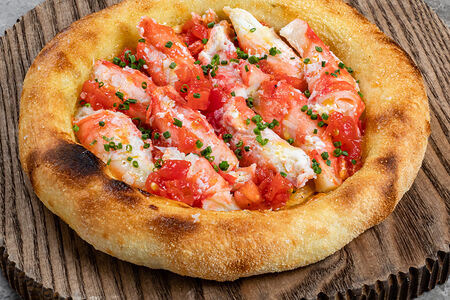 Flat Bread Краб, томаты