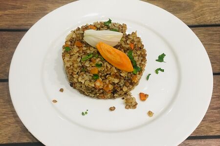 Гречка с овощами