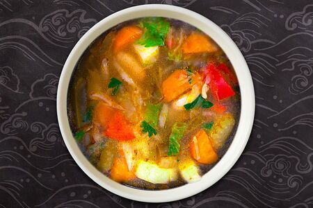 Минестроне с овощами