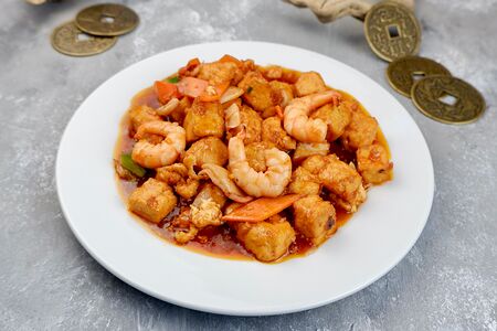 Шримпи тофу