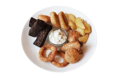 Мини ассорти закусок к пиву