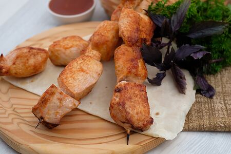 Шашлык из курицы