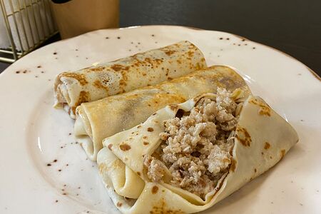 Блинчики с мясом