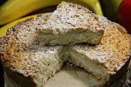 Мини-пирог песочный Твороженный