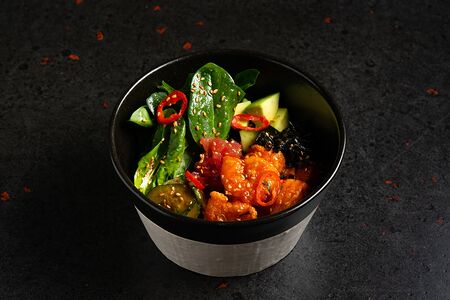 Поке с креветками