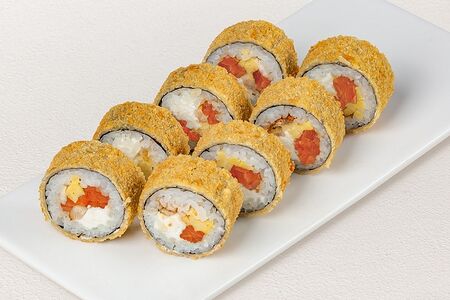 Ролл Темпура с лососем и угрем