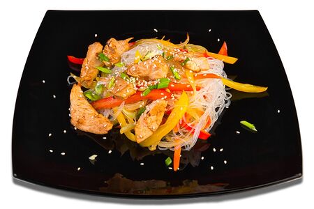 Фунчоза с курицей