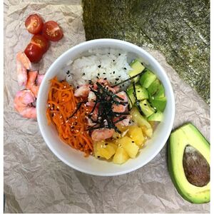 Поке с креветками