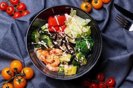 Поке с креветкой