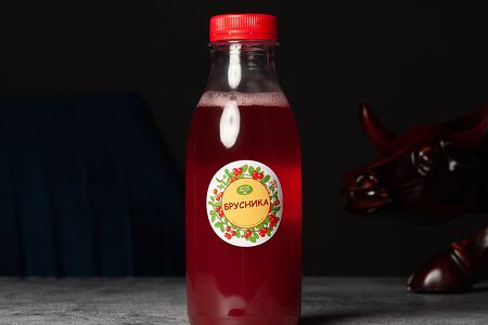 Морс домашний из брусники (собственного производства)