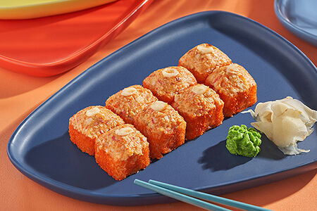 Ролл запеченный с крабом