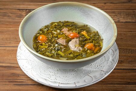 Чакапули из говядины с алычой