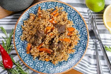 Плов с говядиной